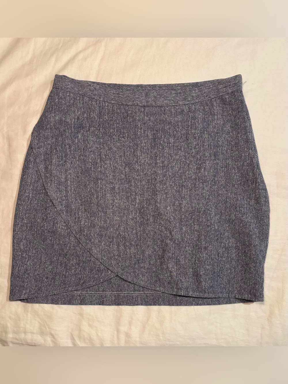 Southern Proper Heathered Navy Mini Skirt
